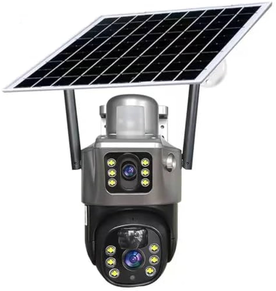 True ColorView Solar Two Screens Camera OutDoor Solar