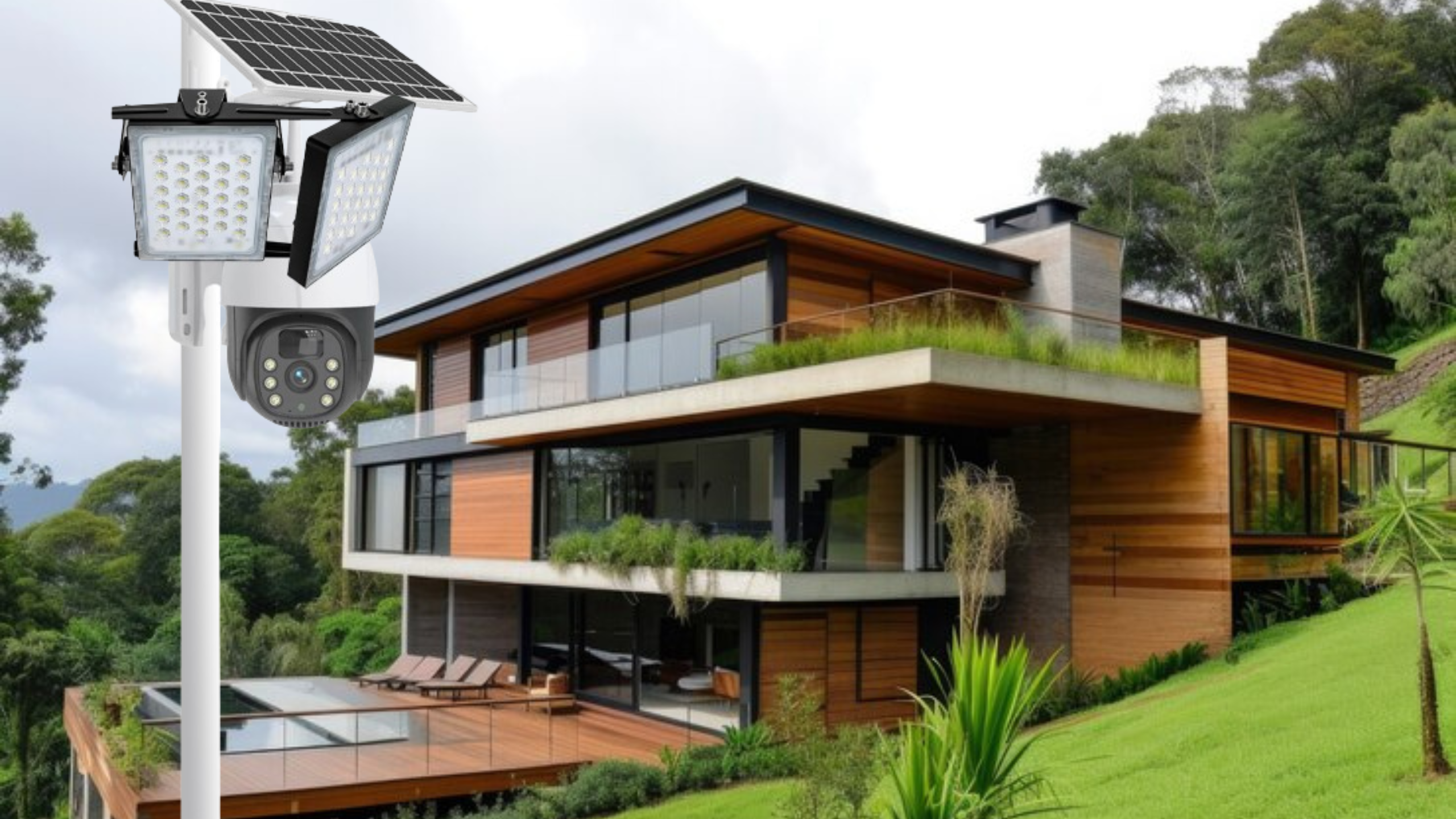 Safe Home Premium Outdoor Solar Camera Deployment