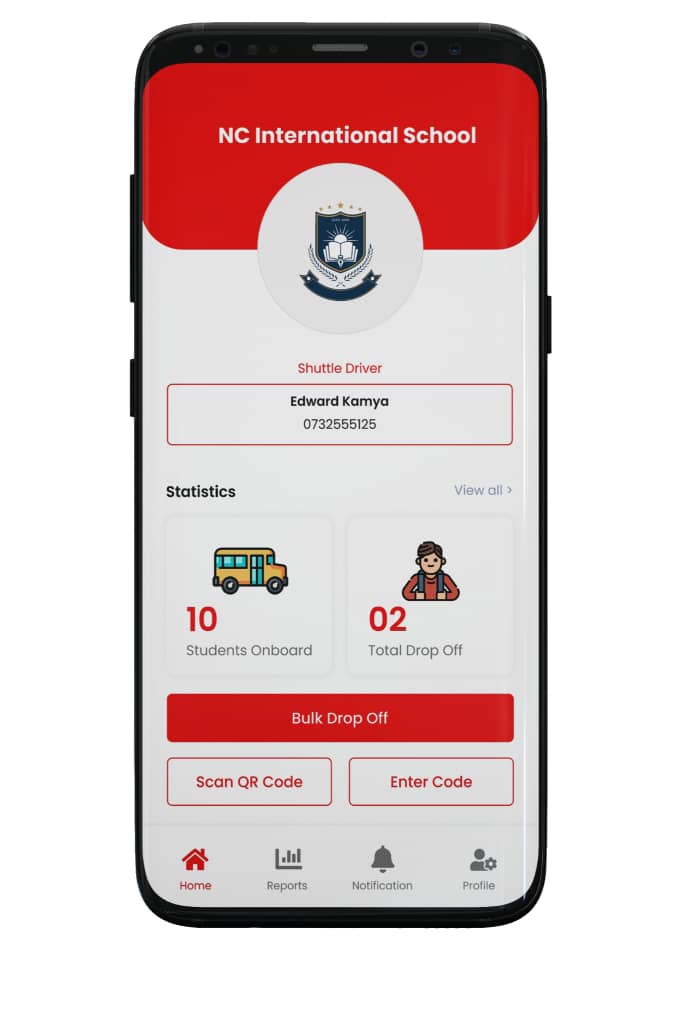 Safe Child Mobile Terminal Driver UI